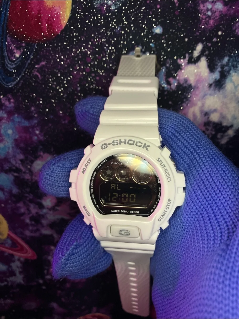 BUSSDOWN Moissanite Custom G Shock White Dw6900